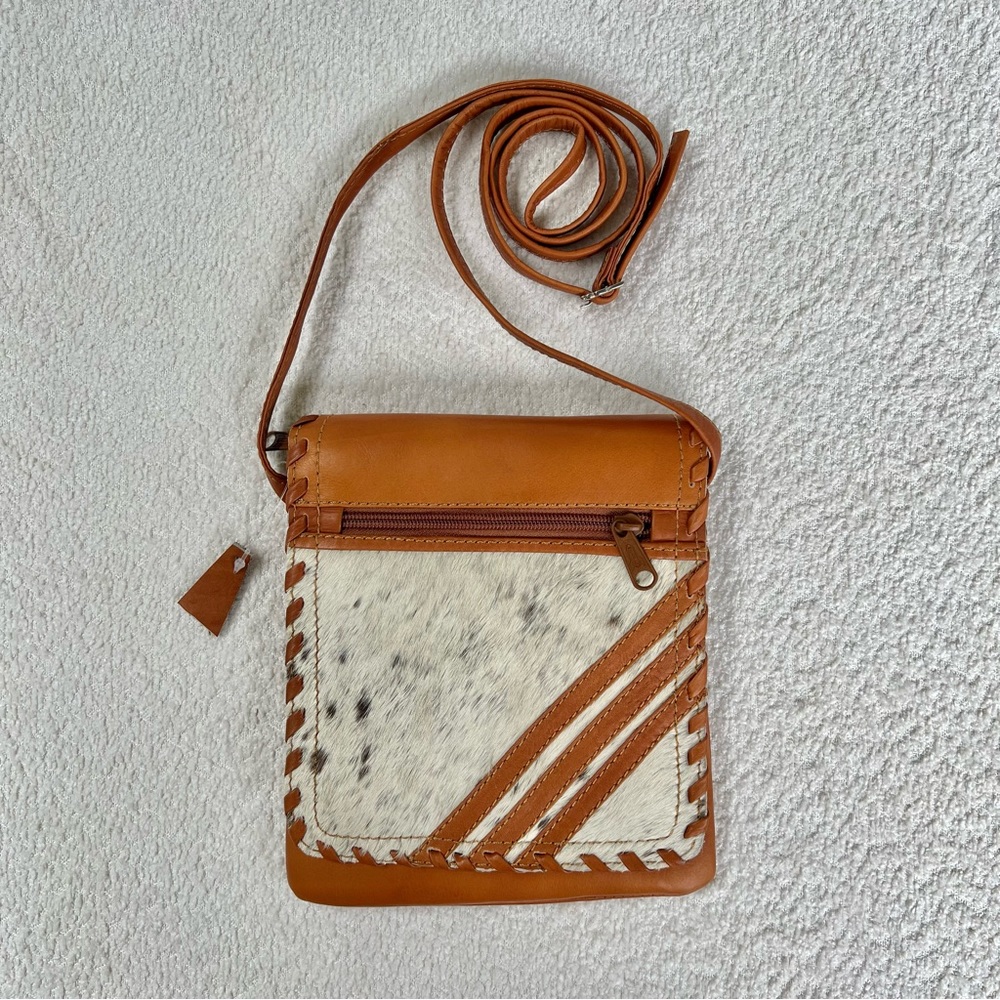 Hair on Hide Leather Crossbody